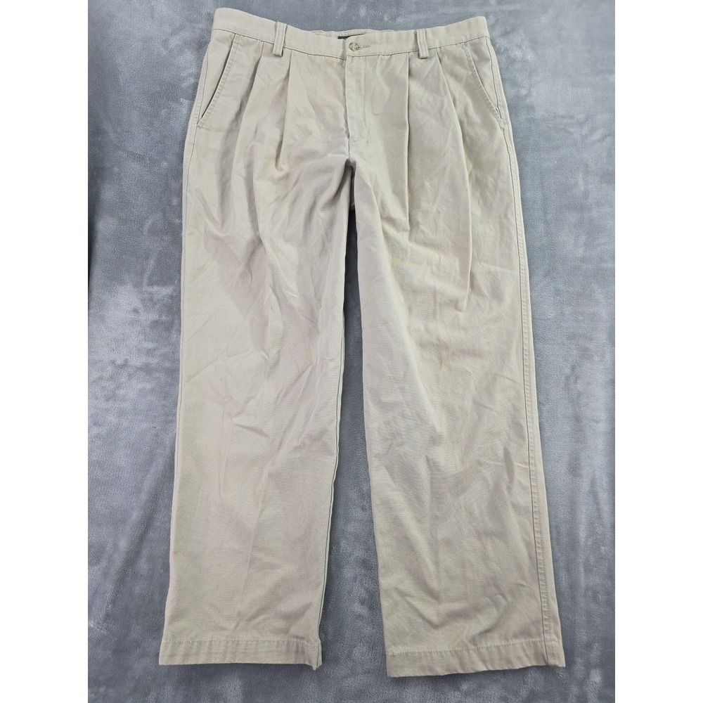 dockers pleated khaki‎ pants Men's Size US 38x30 MSR 37x30